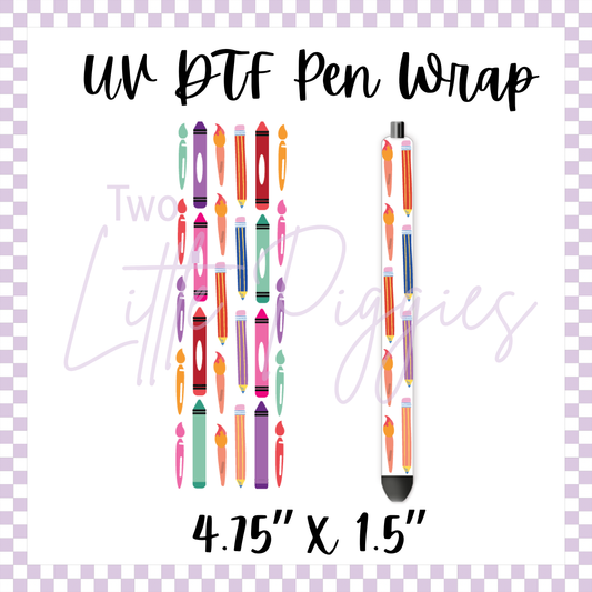 UV DTF - Pen Wrap - Creative Writing