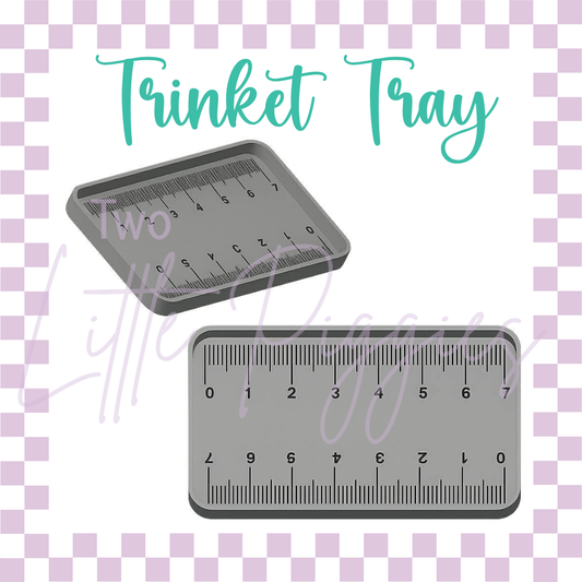 3D Printed - Trinket Tray - Ruler