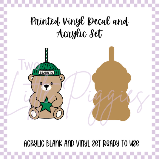 Printed Vinyl and Acrylic Set - Starbucks Bearista 2